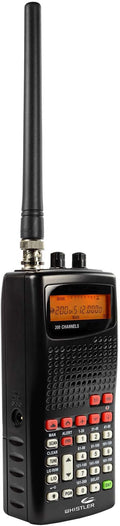 Whistler WS1010 Analog Handheld Scanner – 400 Channels, Skywarn, Same Weather Alerts, Spectrum Sweeper, PC Programmable, Service Banks for Police, Fire, Marine, Air & Ham – Black