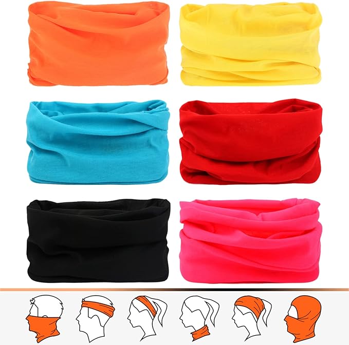 JOEYOUNG Headwear, Bandana, Neck Gaiter Head Wrap Headband Balaclava Magic Scarf