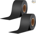 Butyl Sealant RV Roof Tape Black, 4 Inch x 50 Feet RV Repair Sealing Waterproof UV & Weatherproof Butyl Roofing Tape for Window, Boat Sealing, Truck and Trailer Roof Sealant, 2 Pack