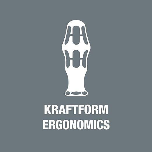 Wera 05074712001 Kraftform 7447 Hexagon Torque Screwdriver, 1/4" Head, 25.0-55.0"/lbs Variable Torque Adjustment Range