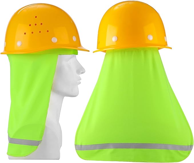 Sintege 4 Pieces Sun Shade Hat Neck Sun Shade Hat Cooling Skull Cap