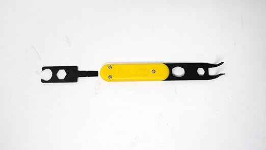 Rack-A-Tiers Solar Serpent 5-in-1 Multipurpose Solar Connector Tool for MC4, T4, PV4, PV4-S, and Amphenol H4 Connectors (30200)