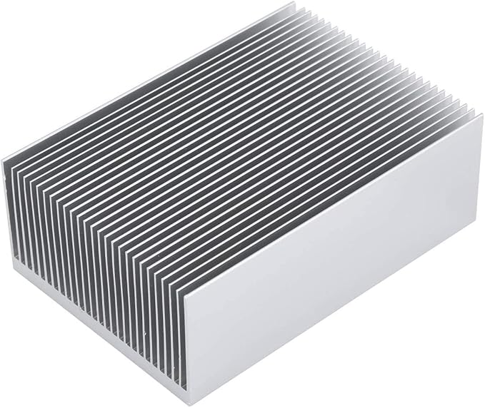 Extra Large Heat Sinks Aluminum 7.87" x2.71" x 1.41" / 200 x 69 x 36mm High Power Heatsink Diffusion Cooling Module Cooler 27 Fin Radiator for LED Light Amplifier Transistor Semiconductor PCB