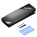 MAIWO M.2 SSD Heat Sink Cooler for 2280 SSDs Double-Sided Heatsink with Thermal Silicone Pad for PC NVMe M2 SSD, Aluminum Alloy Shell, 5mm Thickness