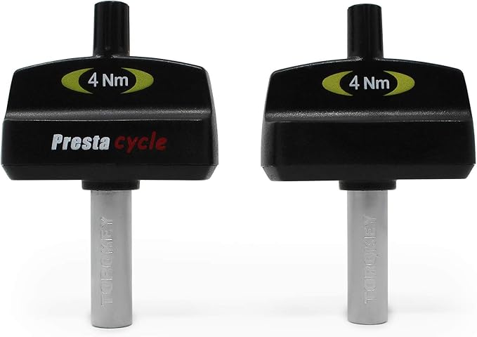 Prestacycle Mini Bike TorqKeys - Preset Torque Tool w/6 Bits & Holder – Compatible with Standard 1/4" hex bit - Choose from Sizes: 3Nm, 4Nm, 5Nm.
