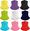 9Pcs Headwear Neck Gaiter for Women Balaclava Tube UV Face Mask Headband Men Ski Cooling Warm Bandanas Wrap Pack