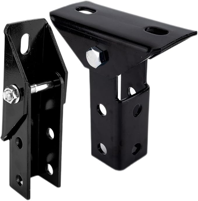 4-Pack Heavy Duty 180 Degree Turn Joint Connector Brackets,Base for All 1-5/8" Strut Channel,Solar Panel Bracket for 3-Way Channel Cross Section.(Black)
