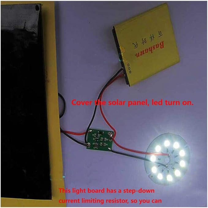 Acxico 3Pcs Solar Charge Controller Board Lithium Battery Charging Controller Auto ON/OFF Light Control Switch For DIY Street Lights Garden Lights