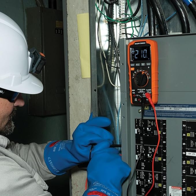 Klein Tools MM720 Digital Multimeter, Auto-Ranging TRMS, Low Impedance (LoZ), 1000V AC/DC Voltage, 10A AC/DC Current, 60 MOhms Resistance