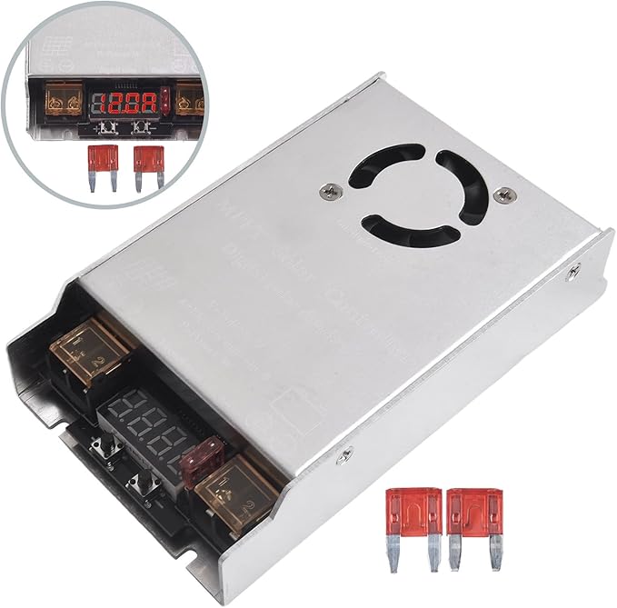 450W MPPT Solar Boost Controller 12V-50V Input 24V-72V Output Charger for Lead-Acid Lithium for LIFEPO4 Gel Batteries 98% Efficiency