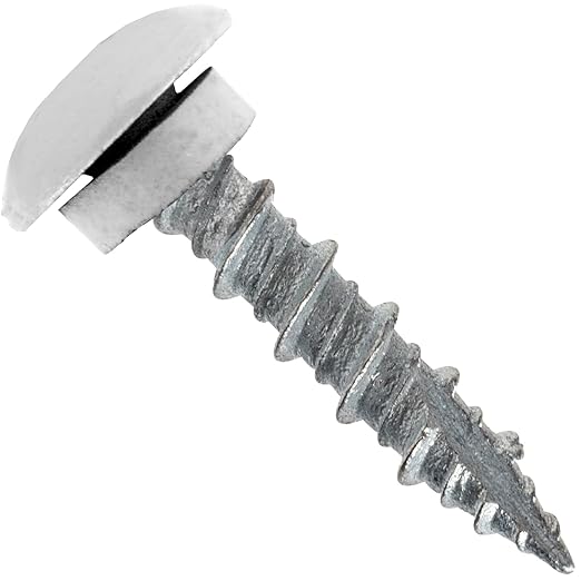 Metal Roofing Screws: 10 X 1 - Bright White - LO - Metal Roofing Screw