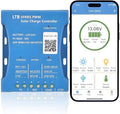 20A Solar Charge Controller 12V/24V Auto with APP Remote Monitoring PWM Solar Panel Regulator for LiFePO4/Lithium/Lead-Acid Batteries & USB 5V/1.5A Output | 7 Protections & Timer Settings
