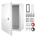 Outdoor Electrical Box 12 x 10 x 6'' NEMA 4X Enclosure Waterproof Steel Box Electrical Lockable Junction Box Outdoor Electrical Enclosure