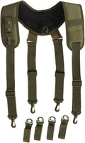 MELOTOUGH Tactical Suspenders for Duty Belt Harness,Police Suspenders Duty belt Padded Adjustable