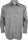 100% Cotton Mens Fr Shirts 7.5oz Flame Resistant Shirts NFPA2112 Men's Fire Retardant Welding Shirts
