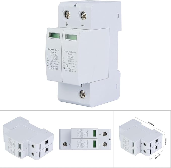 2P Protective Device DC Photovoltaic Protector Low Voltage Arrester (20KA)