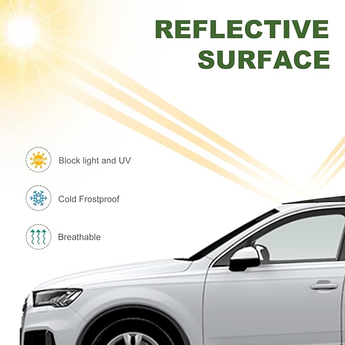 Car Sunroof Wind Deflector, Universal Car Sunroof Cover, Vent Insulator with Insulation Waterproof Surface, Moonroof Visor, with Waterproof Double Side Tape 28.5×19.5×1.5 Inch