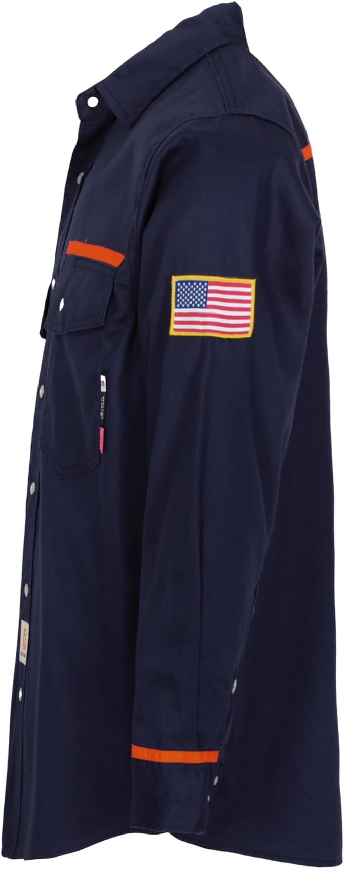 BOCOMAL FR Shirts for Men Flame Resistant Light Weight NFPA2112 Fire Retardant Welding Shirt Water & Oil Repellent Finish