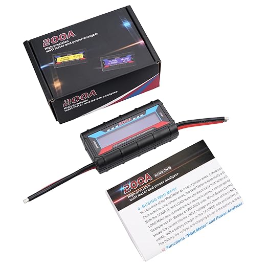 200A High Precision Power Analyzer Multi Meter for Measuring Power Watt (W) Voltage (V) Current (A) Charge (Ah) Energy (Wh)