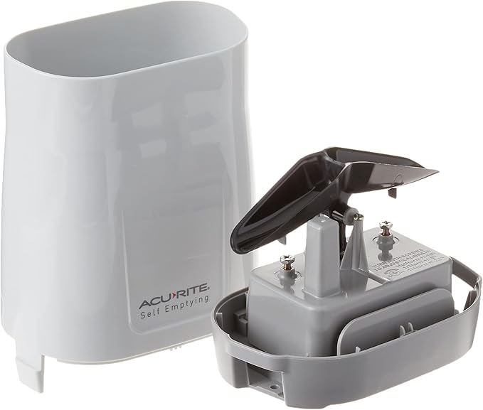 AcuRite Wireless Rain Gauge Collector , White - 06034RM