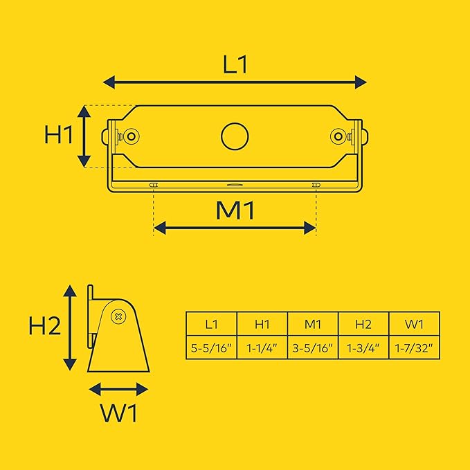 LAMPHUS Swivel Mounting Bracket PlanarFlash Lighthead [Mount on Slanted Surfaces] [Rust Resistant] [Powder Coated] [Easily Adjustable Tilt Angle] - Perfect for Pickup Trucks, ATVs, and Cars Cars