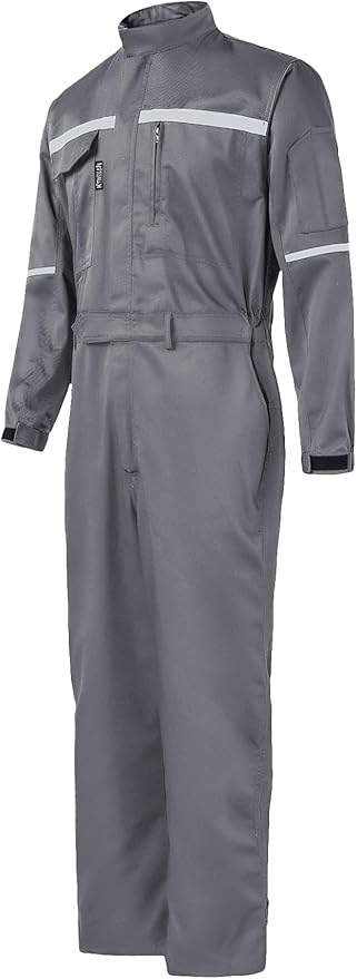 Mens Workwear Coveralls Multi Pockets Work Suit Mechanic Overalls Jumpsuits Unisex Long Sleeve Garage Coverall