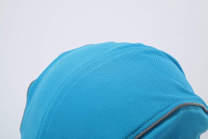 A-SAFETY Mens UV Sun Protection work Cap Safari Hike Cap with Reflective Neck Flap Fishing Orang Yellow Hat