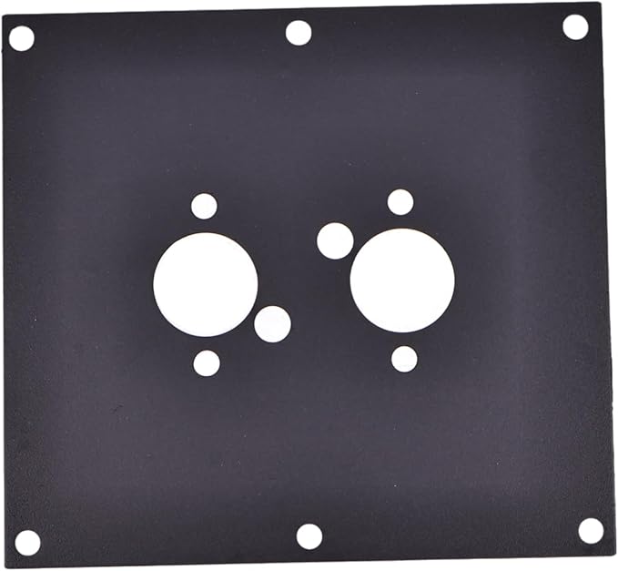ZTUOAUMA 40mm Universal Stainless Steel Diesel Heater Turret Mount Plate for Eberspacher Webasto Air Heaters and More RV Motorhome Camper Auxiliary Heating Furnace