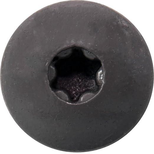 10 x 1 Charcoal - Low Profile Star Head Roofing Screws - HI-LO Thread - Metal to Wood - T25 Torx Drive Head - EPDM Washer. 1 x 250 Count Bag - 250 Screws