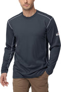 FR Shirts for Men 4oz Lightweight Fire Resistant Shirts for Men Long Sleeve Welding Shirt CAT1