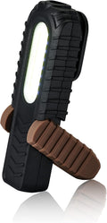 Spec Ops Tools 2-in-1 Rechargeable LED Work Light + Flashlight, 150-400 Lumens, Waterproof, Magnetic Base with Hook, 3 Light Modes, 3percent Donated to Veterans, SPEC-FLASHT