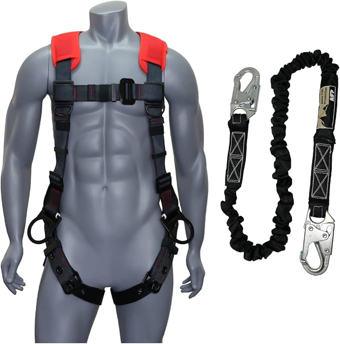AFP Demon Fall Protection Comfortable Safety Harness (OSHA/ANSI PPE)