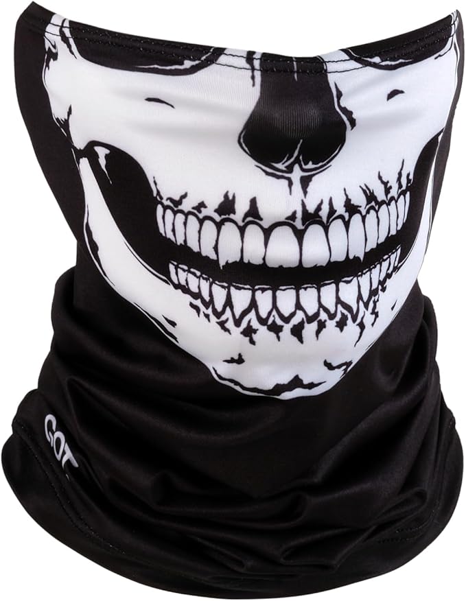 GOT Sports UPF 50+ Fishing Neck Gaiter - UV Face Mask Sun Protection for Men & Women - Camo SPF Face Cover Gator