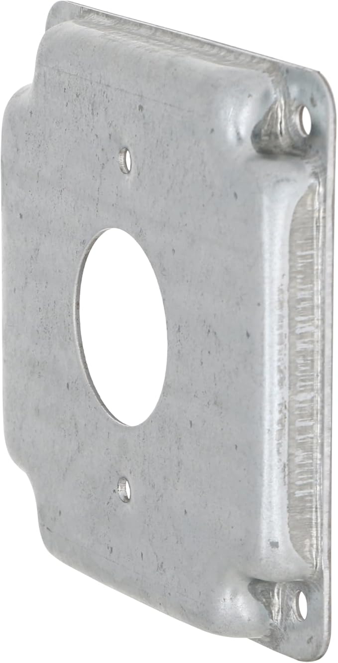 Hubbell-Raco 801C 1 Receptacle 1.406-Inch Diameter 4-Inch Square Exposed Work Cover