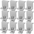 12pcs Outdoor Solar Panel Fixed Buckle Metal Rack Clips for Household Solar Versatile and Easy Install Bracket Clips for Performance