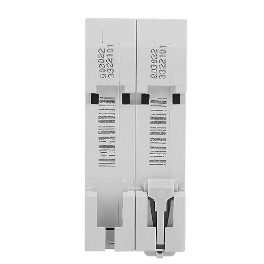 2P C65H-DC 250V DC Miniature Circuit Breaker DIN Rail Photovoltaic Switch for Solar Panels Grid System White(40A) (25A)