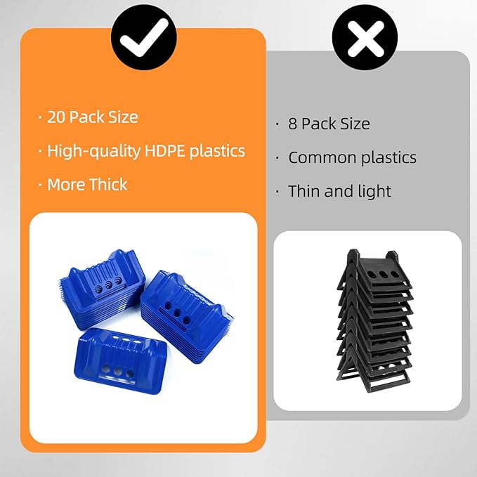 20pcs Flatbed Cargo Edge Corner Protectors Strap Corner Protectors Fit for Cargo Loads to Protect Cargo and Straps