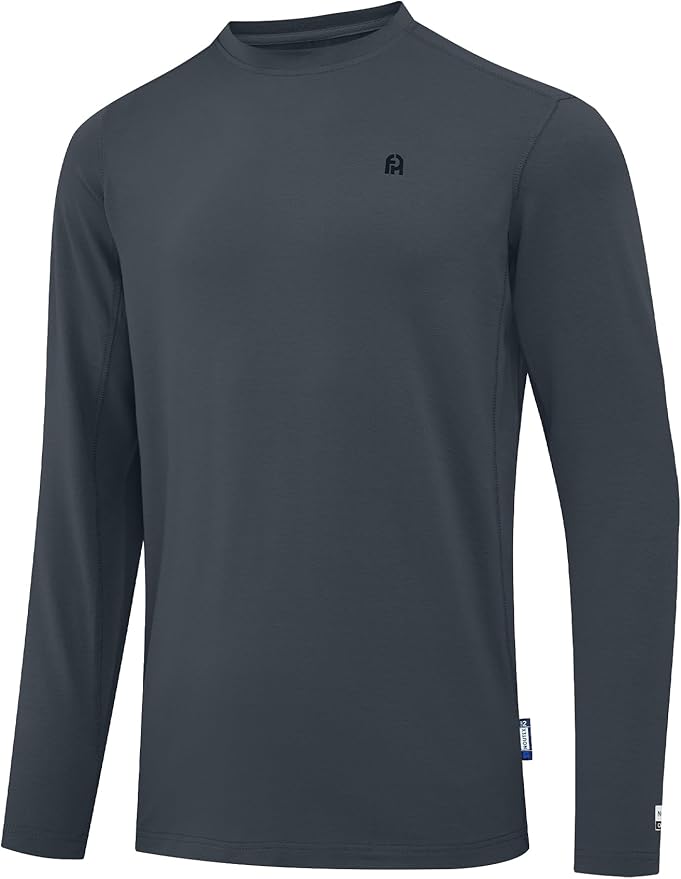 FR Shirts for Men 6oz Lightweight Stretch Work Shirt with Decorative Shoulder Stitch Design Flame Resistant Long Sleeve CAT2