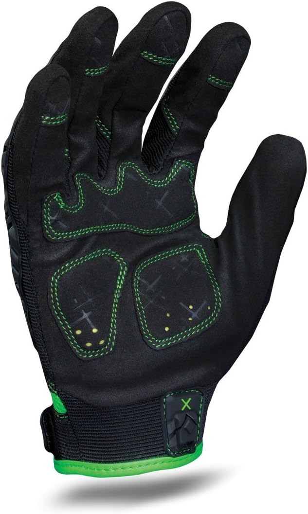 Ironclad mens Small Impact Work Gloves, Black, Small Pack of 1 US
