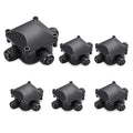 Waterproof Junction Box, IP68, 3-Way Outdoor Cable Connectors,Outdoor/External Electrical Light Junction Box Ø 6mm-10.2mm (6 Pack)