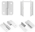 2.5 Inch Lift Off Hinges, Stainless Steel 304 Flag Hinge Set for Left and Right Handed Doors (4 PCS Each) - Removable Hinges for Wooden and Metal Doors, Cabinets, and More