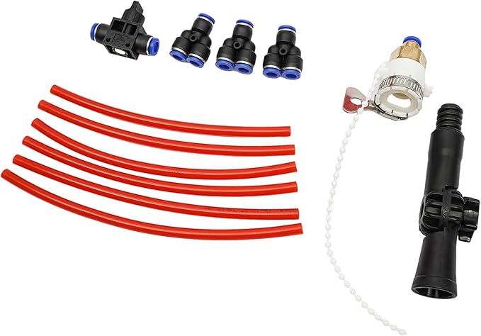 Lightweight Water Fed Pole Kit, 26FT Water Fed Pole Cleaning Tool with Water Pipe Cleaning System for Window Glass, Solar Panel