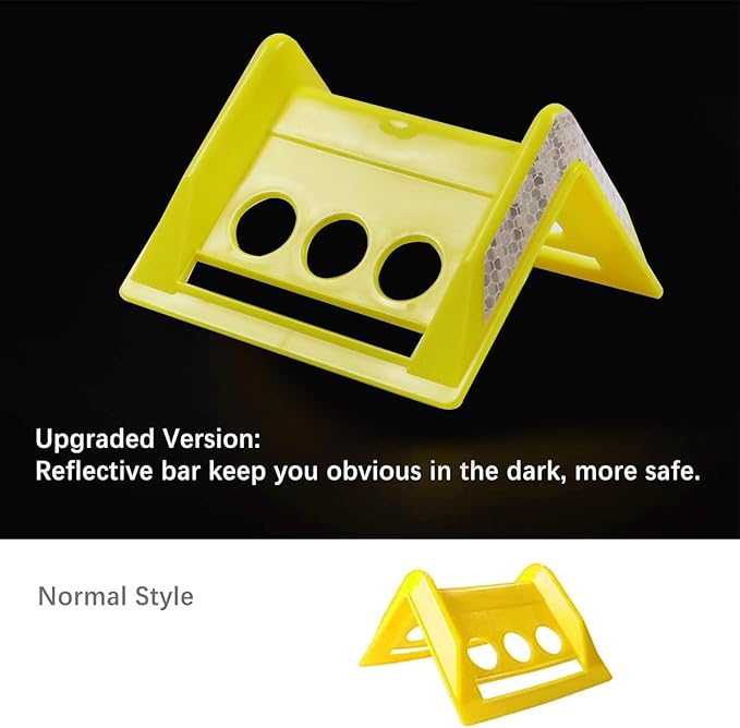 24Pack Flatbed Strap Protector Corner Edge Protector Plastic Yellow for Cargo Loads Box Truck Equipment Webbing to Protect Cargo