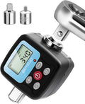 GOYOJO Digital Torque Wrench Adapter, 10-340Nm (7.4-250 ft-lb) Heavy-Duty Torque Converter with LCD Display, 1/2", 1/4", 3/8" Adapters for Automotive, Truck Repairs, and Industrial Maintenance