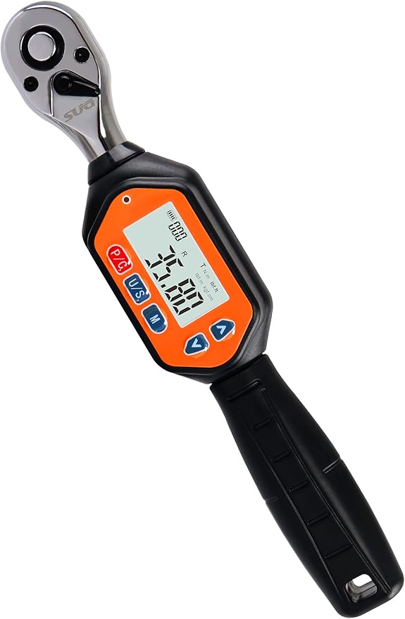 SUG Mini Digital Torque Wrench (3/8-Inch, 1.33-44.25 ft-lbs/1.8-60 Nm)