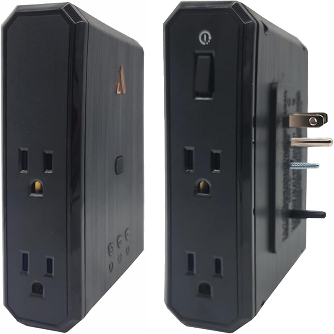 Austere III Series, Wall Power 4 Outlet Surge Protector, 2500 Joules, EMI/RFI Filtering, Flameless MOV, Overcurrent Protection, SmartFit Outlets, 4 Year Component Guarantee
