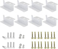 ECO-WORTHY 8 Units Solar Panel Mounting Brackets,Z Bracket Sets Lightweight Aluminum Corrosion-Free for RV, Trailer, Boat, Yachs, Wall and Other Off Gird Roof,2 Set of 4 Units