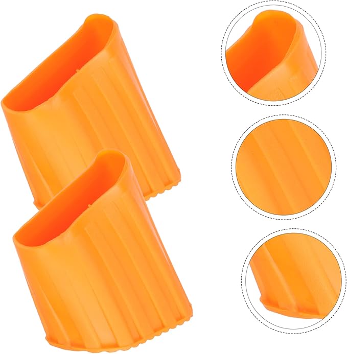 Angoily 4sets Ladder Feet Pads Ladder Leg Protective Covers Non-Slip Plastic Feet 4pcs*4