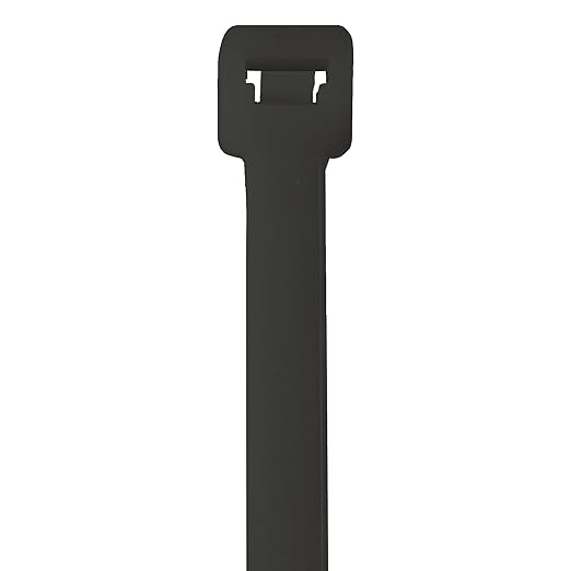 Aviditi 14" UV Cable Ties, Black, 120 lb. Strength, 0.30" Width, Tamper Proof Zip Ties, Outdoor/UV Resistant, Bundle and Organize Wires/Cables in Warehouse, Garage, Home or Office, Case of 100