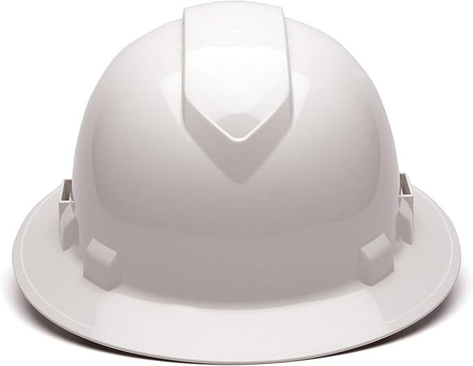 Pyramex Ridgeline Full Brim Vented Hard Hat 4 Point Ratchet Suspension